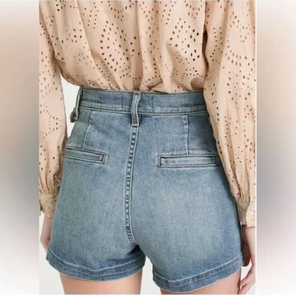 Nili Lotan Livie Denim Jean Shorts 26 - Picture 10 of 16